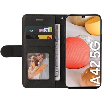 Bi-Color Series Samsung Galaxy A42 5G Pung - Sort