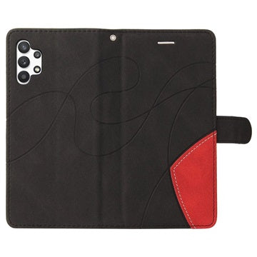 Bi-Color Series Samsung Galaxy A32 5G/M32 5G Etui med Pung - Sort
