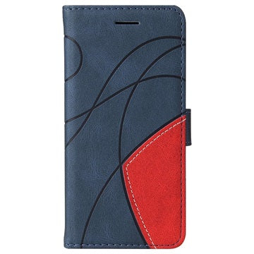 Bi-Color Series Xiaomi 11T/11T Pro Etui med Pung - Blå