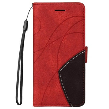 Bi-Color Series Xiaomi 11T/11T Pro Etui med Pung - Rød