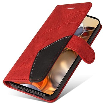 Bi-Color Series Xiaomi 11T/11T Pro Etui med Pung - Rød