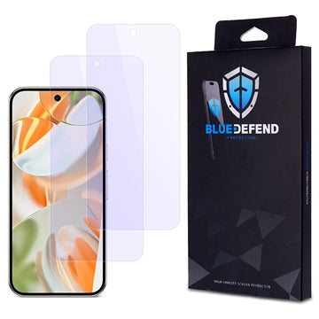 Google Pixel 10/10 Pro BlueDefend Anti-Blue Light Skærmbeskyttelse Hærdet Glas - 2 stk.