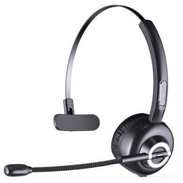 Bluetooth Headset med Mikrofon og Opladningsbase M97 - Sort