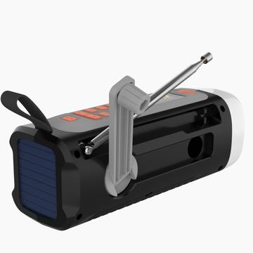 Camping solcelle radio / Bluetooth højttaler / Powerbank LR-7A LR-7A - 4500mAh, AM/FM/SW