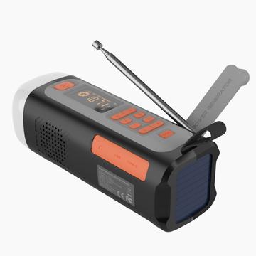 Camping solcelle radio / Bluetooth højttaler / Powerbank LR-7A LR-7A - 4500mAh, AM/FM/SW