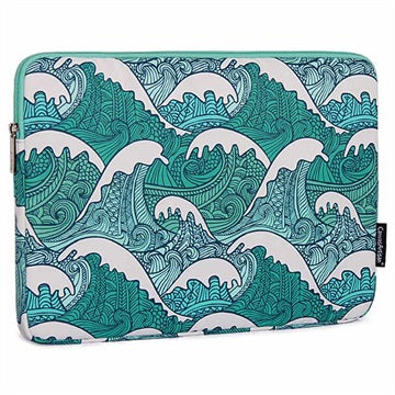 CanvasArtisan Universal Laptop Sleeve med Lynlås - 13" - Bølger