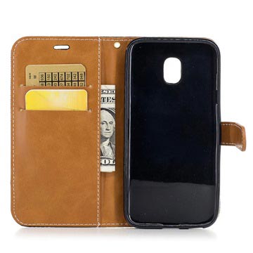 Canvas Diary Samsung Galaxy J3 (2017) Pung - Sort