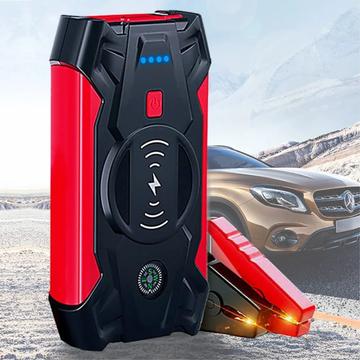Starthjælp til bil / Power Bank J13 - 12000mAh - Rød / Sort