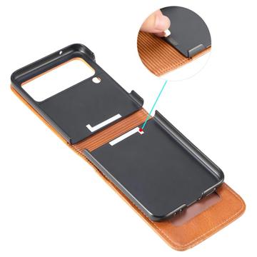 Card Series Samsung Galaxy Z Flip4 Pung - Brun