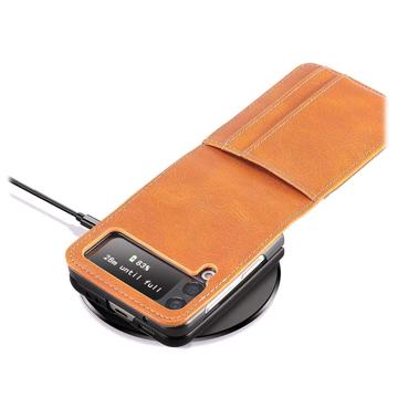 Card Series Samsung Galaxy Z Flip4 Pung - Brun