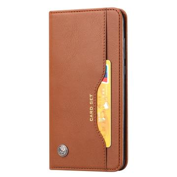 Samsung Galaxy S24 Card Set Series Pung Taske - Brun