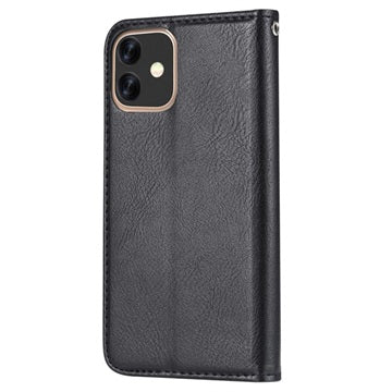 Kort Sæt Series iPhone 11 Flip Cover med Pung - Sort