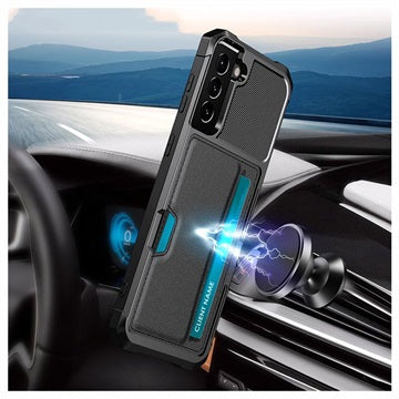 Kortholder Samsung Galaxy S21 5G Hybrid Cover - Sort