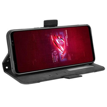Asus ROG Phone 6/6 Pro Pung Cover med Kortholder - Sort