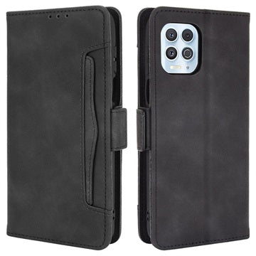 Motorola Moto G100/Edge S Pung Cover med Kortholder - Sort