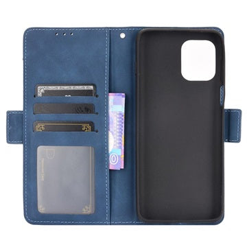 Motorola Moto G100/Edge S Pung Cover med Kortholder - Blå