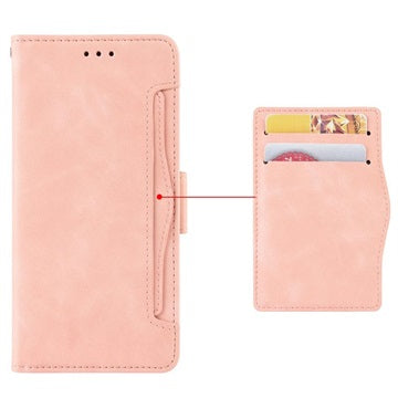 OnePlus 9 Pro Pung Cover med Kortholder - Pink