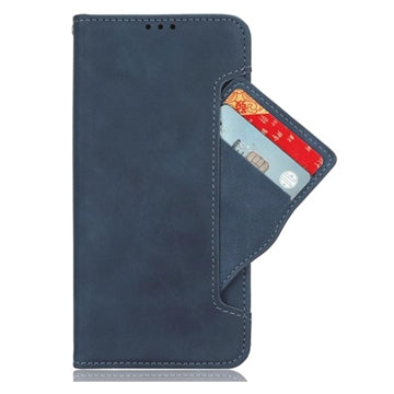 HTC U23/U23 Pro Pung Cover med Kortholder - Blå