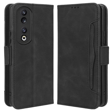Honor 90 Pung Cover med Kortholder - Sort
