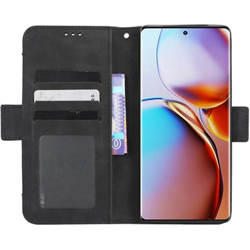 Motorola Edge 40 Pro/Edge+ (2023) Pung Cover med Kortholder - Sort