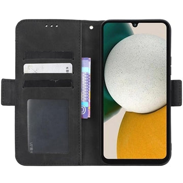 Samsung Galaxy A34 5G Pung Cover med Kortholder - Sort