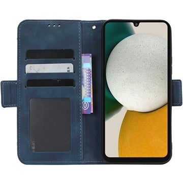 Samsung Galaxy A34 5G Pung Cover med Kortholder - Blå