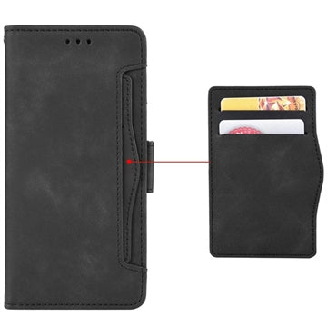 Samsung Galaxy Z Fold5 Pung Cover med Kortholder - Sort