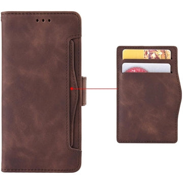Sony Xperia 10 V Pung Cover med Kortholder - Brun