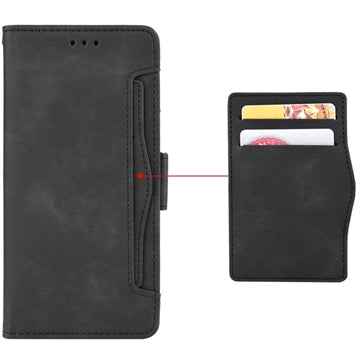 Google Pixel 7 Pung Cover med Kortholder - Sort
