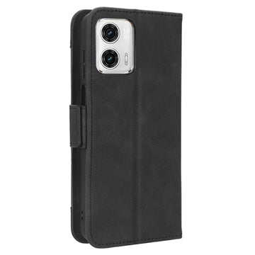 Motorola Moto G73 Pung Cover med Kortholder - Sort