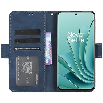 OnePlus Ace 2V/Nord 3 Pung Cover med Kortholder - Blå