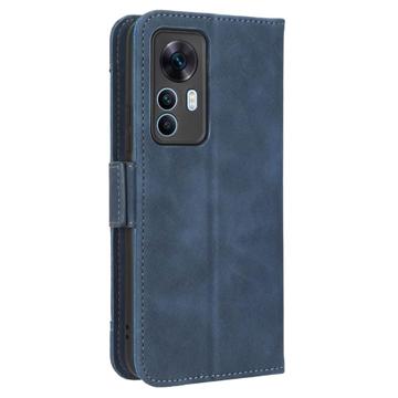 Xiaomi 12T/12T Pro Pung Cover med Kortholder - Blå