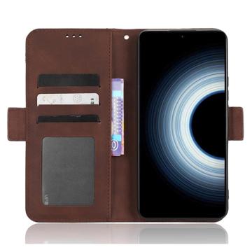 Xiaomi 12T/12T Pro Pung Cover med Kortholder - Brun