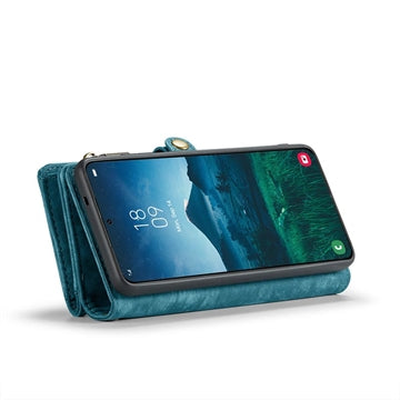 Samsung Galaxy S24 FE Caseme 008 2-i-1 Multifunktionel Pung - Blå