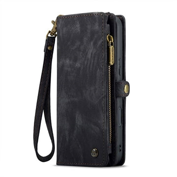iPhone 16 Plus Caseme 008 2-i-1 Multifunktionel Pung - Sort