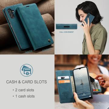 Samsung Galaxy A34 5G Caseme 013 Series Pung - Blå