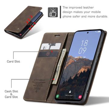Samsung Galaxy A54 5G Caseme 013 Series Pung - Kaffe