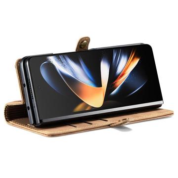 Caseme 013 Series Samsung Galaxy Z Fold4 Pung - Brun