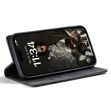 iPhone 16 Plus Caseme 013 Series Pung - Sort