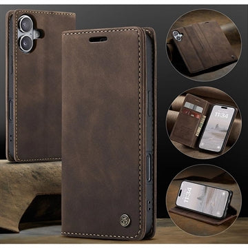 iPhone 16 Plus Caseme 013 Series Pung - Kaffe