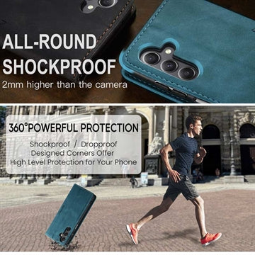 Samsung Galaxy A25 Caseme 013 Series Pung - Blå