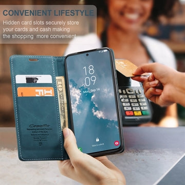 Samsung Galaxy S24 Caseme 013 Series Pung - Blå