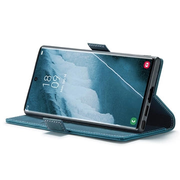 Samsung Galaxy S24 Ultra Caseme 013 Series Pung Cover - Blå