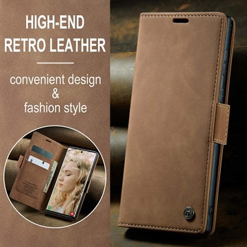 Samsung Galaxy S24 Ultra Caseme 013 Series Pung - Brun