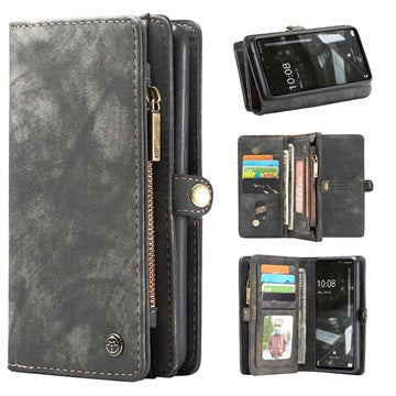 Caseme 2-i-1 Multifunktionel Samsung Galaxy A53 5G Pung - Sort