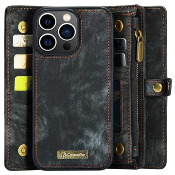 iPhone 15 Pro Max Caseme 2-i-1 Multifunktionel Pung - Sort