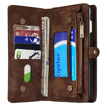Caseme 2-in-1 iPhone 7 Plus / iPhone 8 Plus Pung - Brun