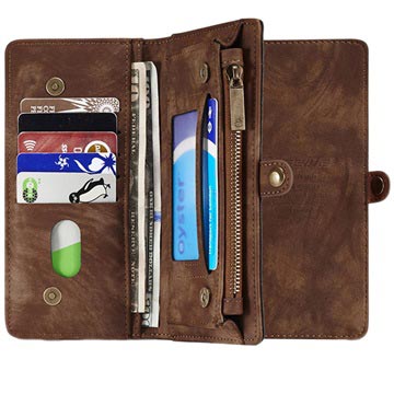 Caseme 2-in-1 iPhone 7 Plus / iPhone 8 Plus Pung - Brun