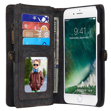 Caseme 2-in-1 iPhone 7 Plus / iPhone 8 Plus Pung - Grå