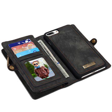 Caseme 2-in-1 iPhone 7 Plus / iPhone 8 Plus Pung - Grå